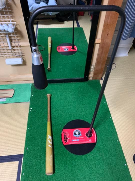 バックスピンティー　back spin Tee   竹バット付　ティバッティング