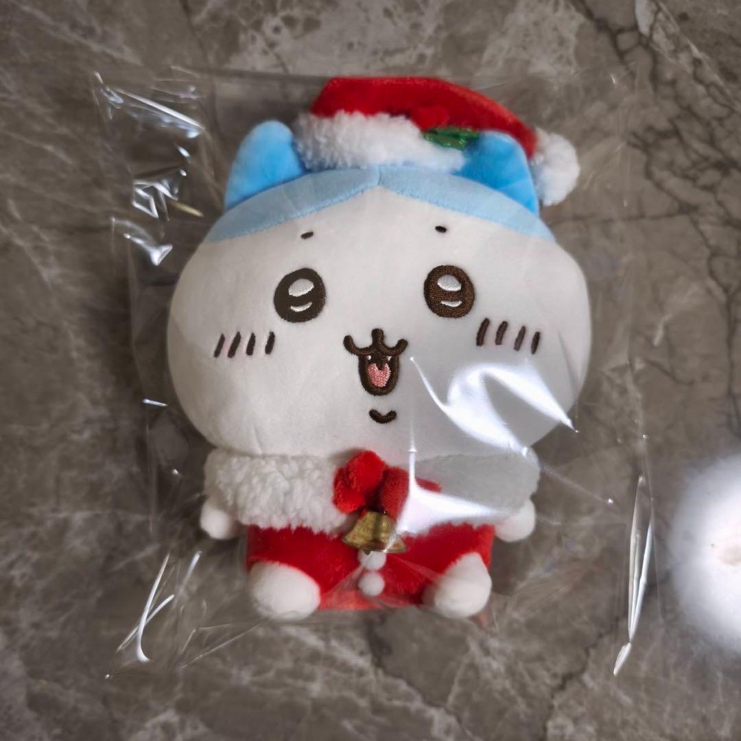 レア 希少 ちいかわ ハチワレ クリスマス サンタさんだ！ぬいぐるみS