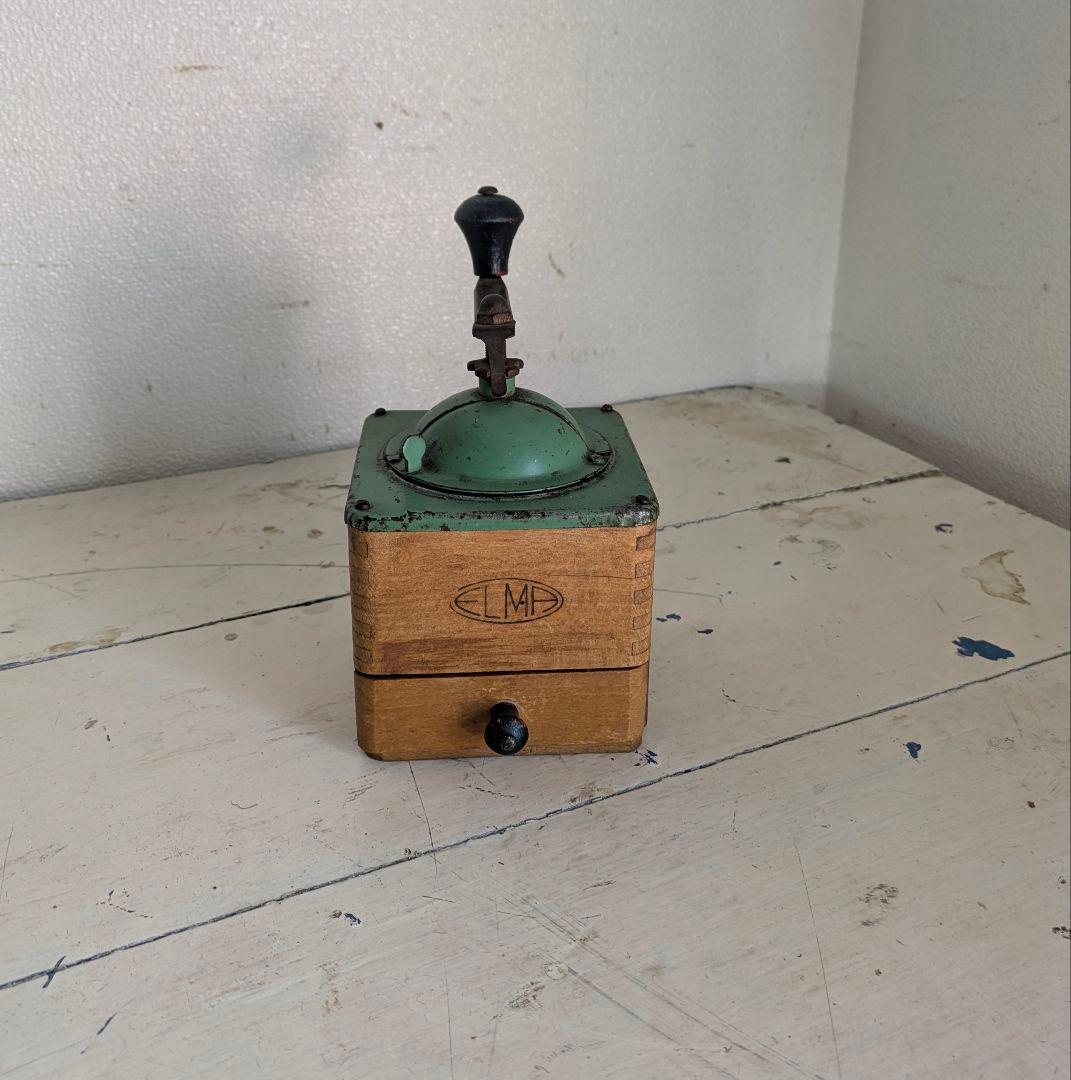 スペイン　ELMA 　コーヒーミル　アンティーク　インテリア小物　撮影小物