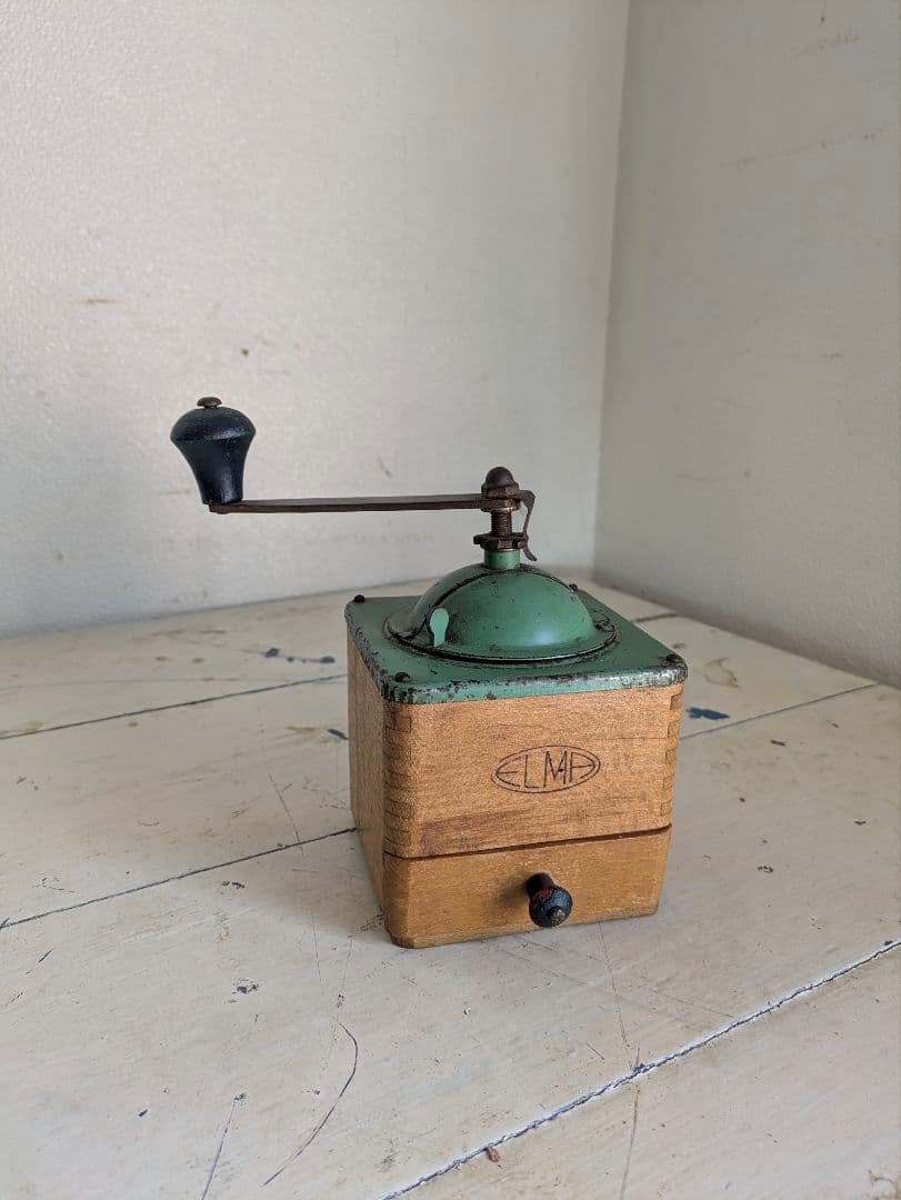 スペイン　ELMA 　コーヒーミル　アンティーク　インテリア小物　撮影小物
