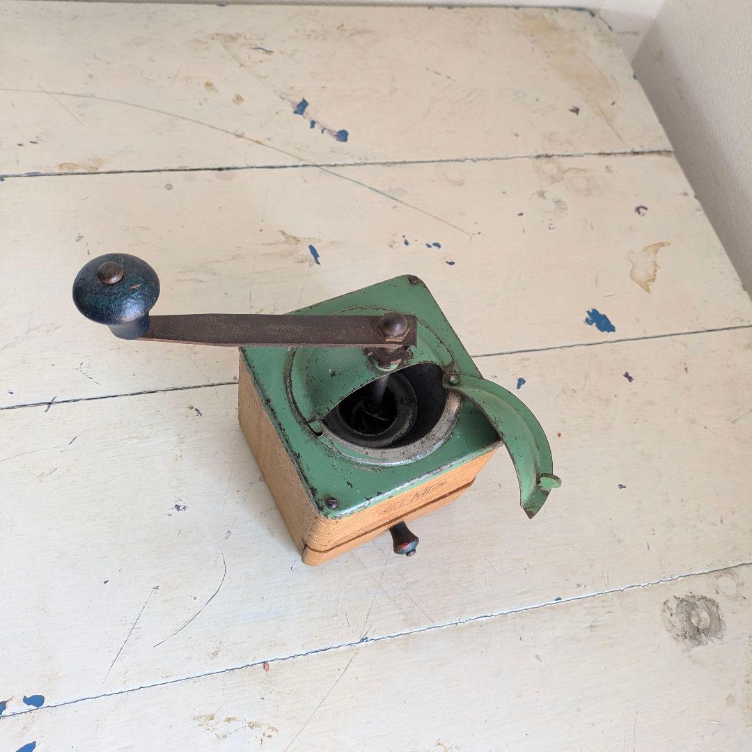 スペイン　ELMA 　コーヒーミル　アンティーク　インテリア小物　撮影小物