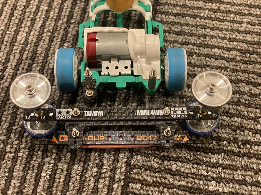 フルカスタム　スーパー2 シャーシー　超軽量　電池落し　カーボン　ペラタイヤ