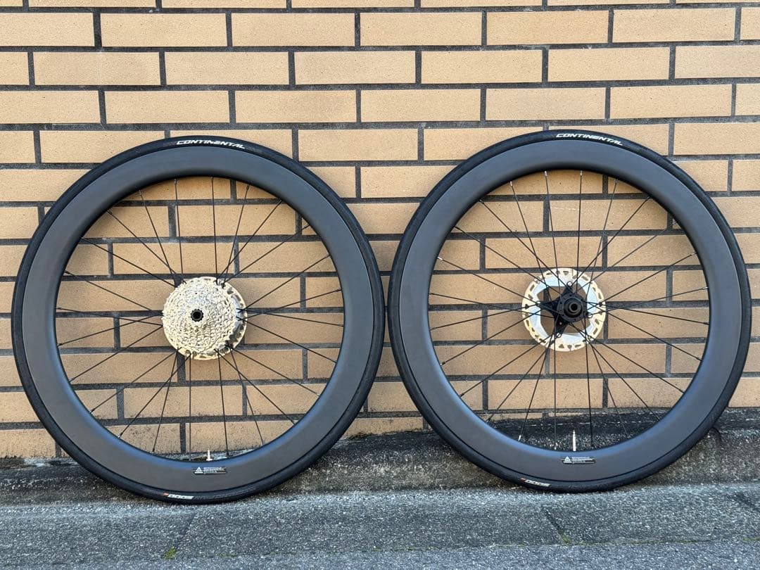 スーパーチーム　カーボンホイール　55mm ディスク　ロードバイク