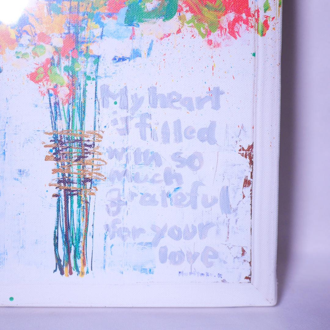 木梨憲武 キャンバスアート《感謝》木梨憲武展 2022 数量限定 絵画 アート