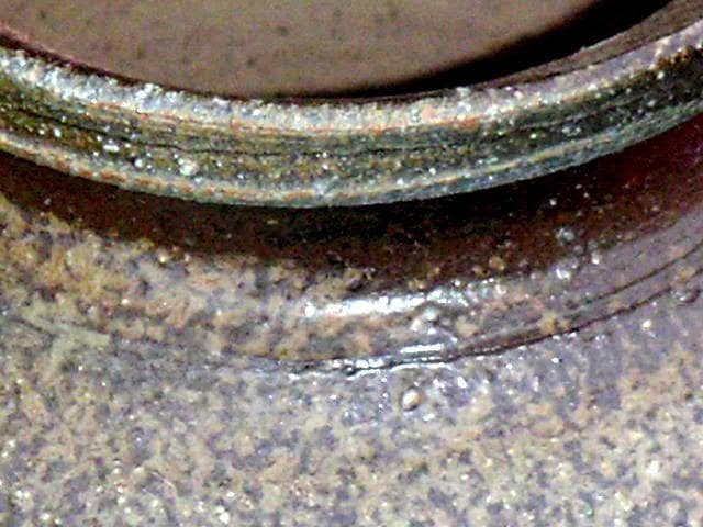 ♥各務賢周　焼締　壺　花瓶　備前　骨董　古玩