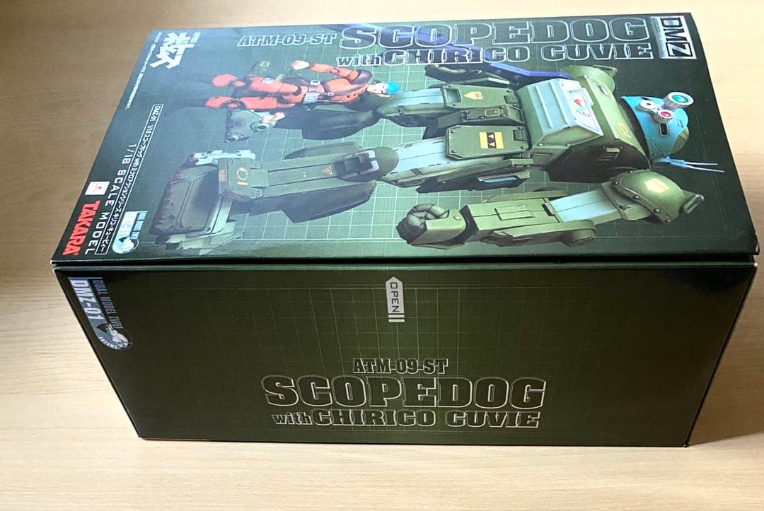 【未開封】 装甲騎兵ボトムズ DMZ-01 1/18 スコープドッグ タカラ