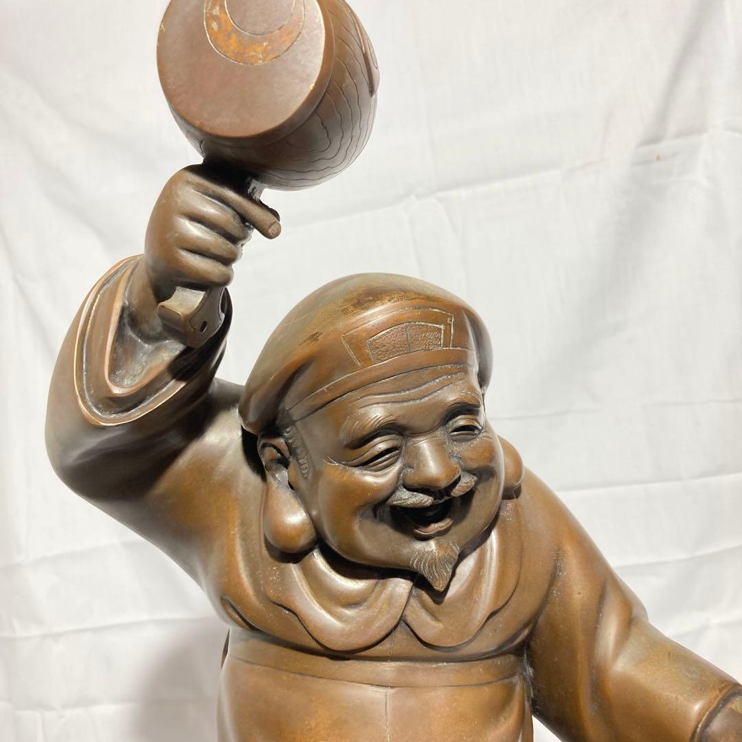 大黒天　開運　風水置物　古美術　縁起物　18.3kg