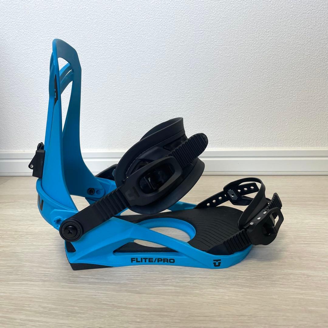 【美品】UNION FLITE PRO スノーボードビンディング 青