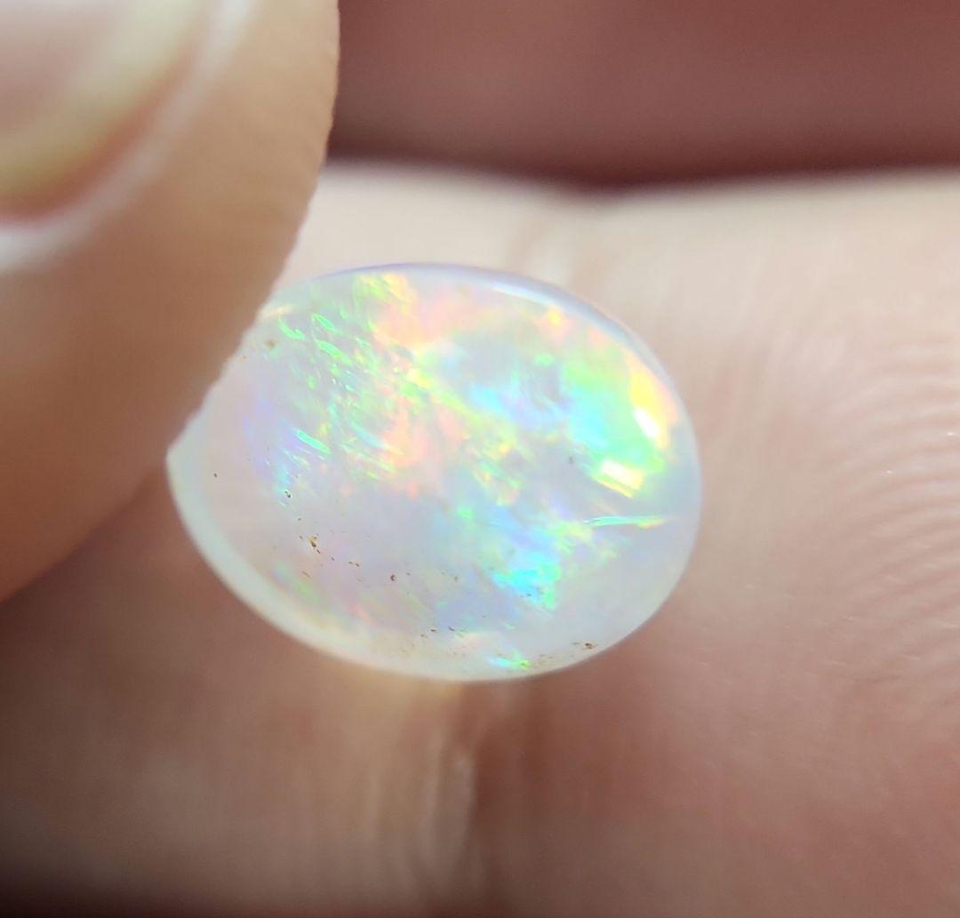 高品質儚いシャボン玉天然オパール 1.440ct