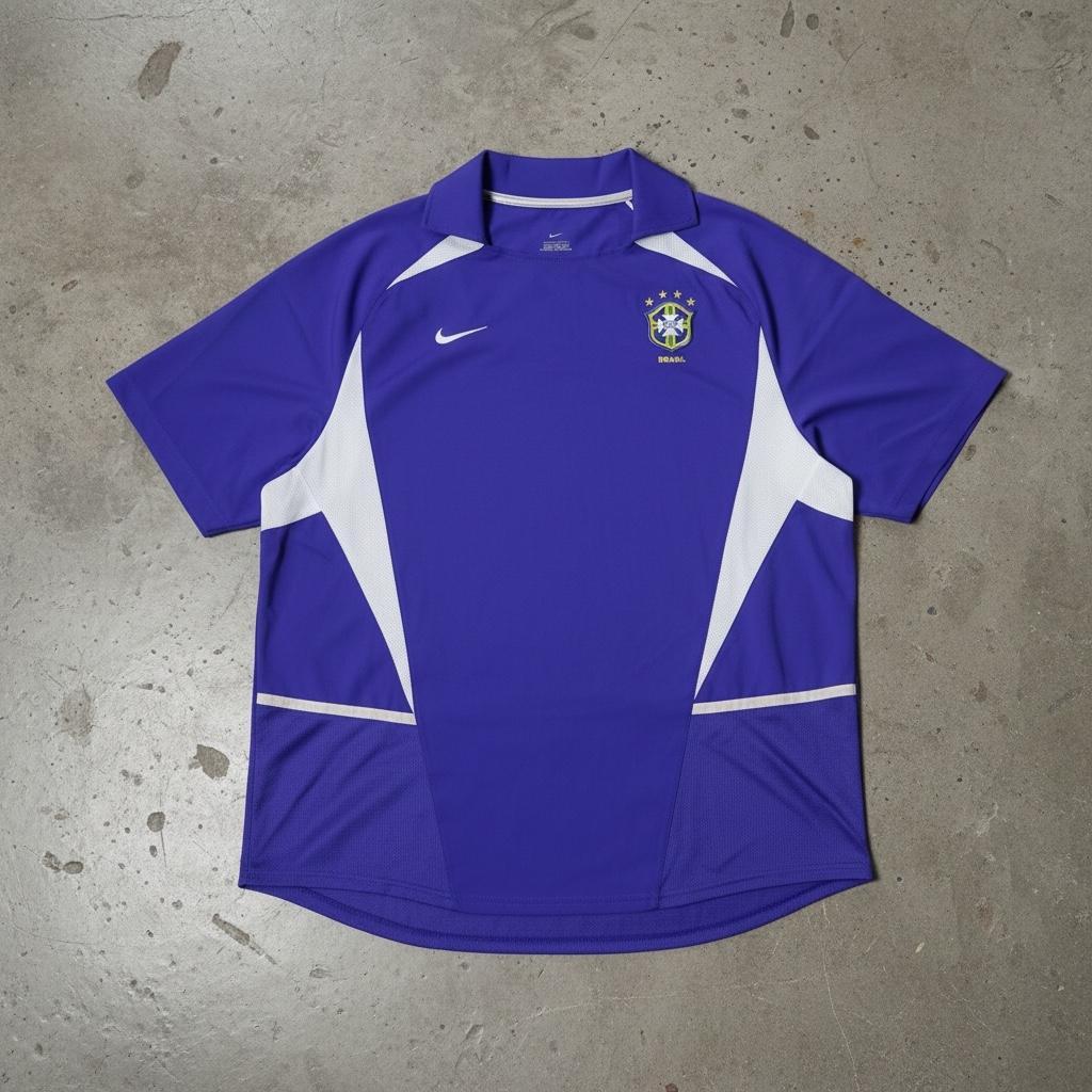 950ね@ NIKE ブラジル代表 ユニフォーム 2006 ドイツW杯 アウェイ