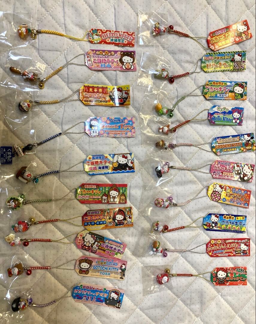 ハローキティ　ご当地　根付け　ストラップ ⭐︎２４５個⭐︎まとめ売り