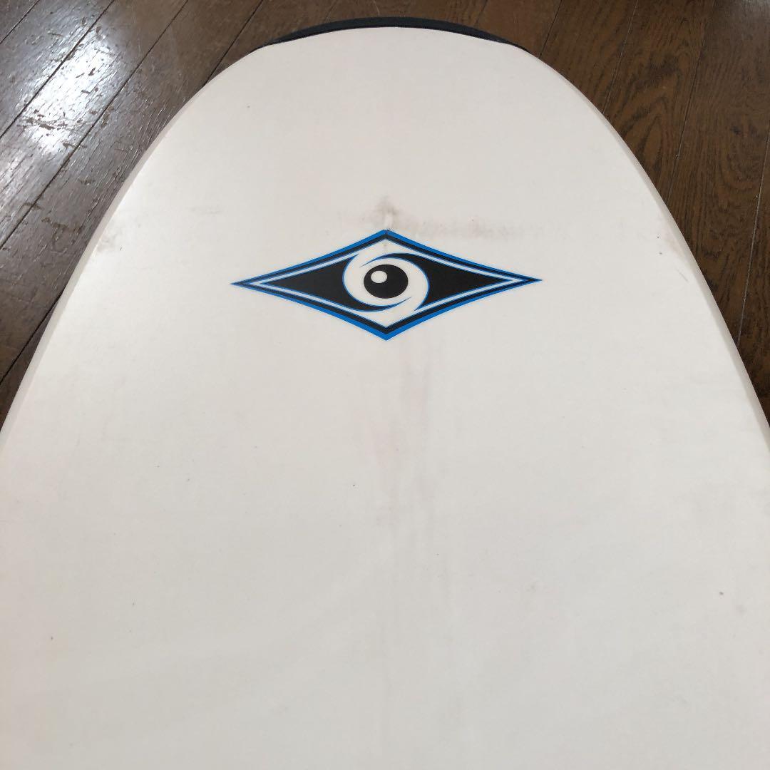 サーフボード　ロングボード　リーシュコード　フィン付き