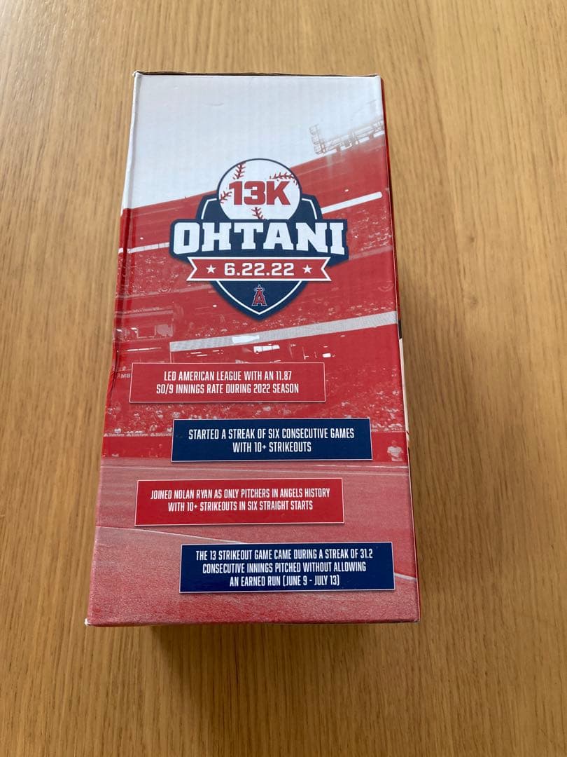 大谷翔平×マイク・トラウト ブランケット& BOBBLEHEAD