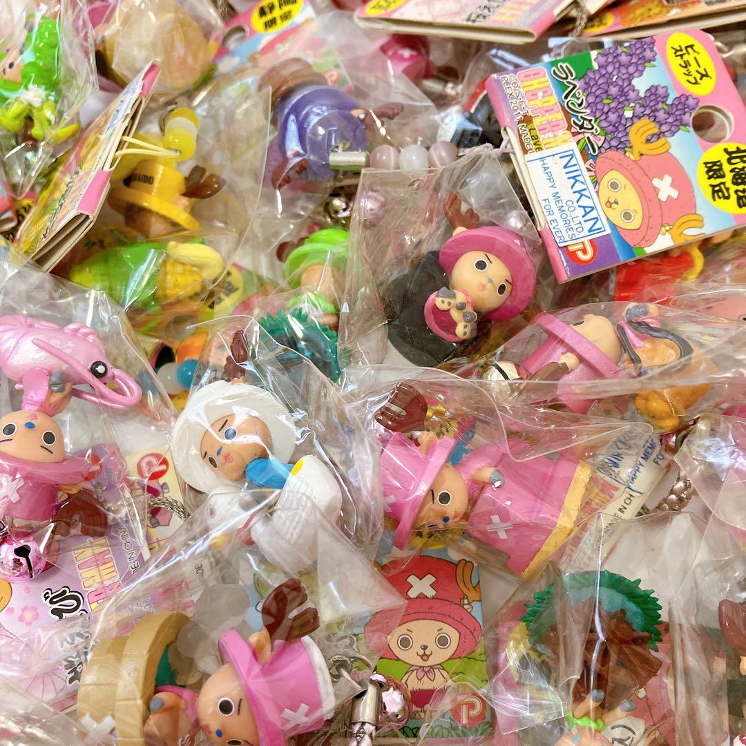 ワンピース チョッパー ストラップ 83個セット まとめ売り ねつけ ビーズ