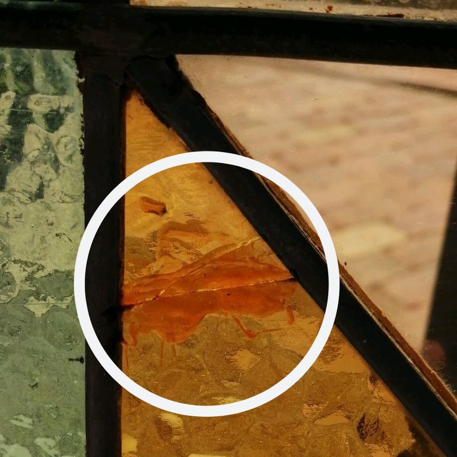 アンティーク　ステンドグラス