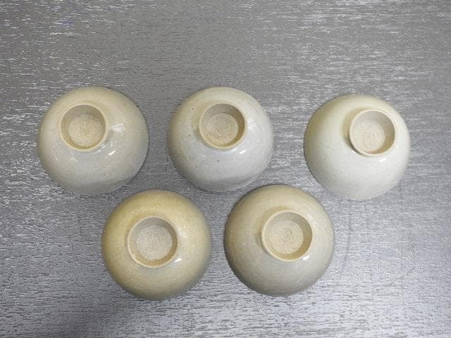 行基庵　煎茶碗　5客　MA8