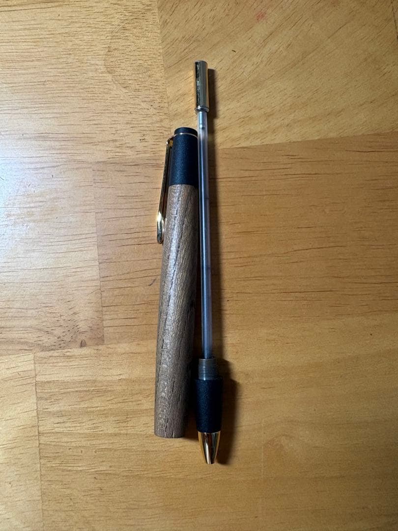 ボナンペン 欅 シャープペン 真鍮金具