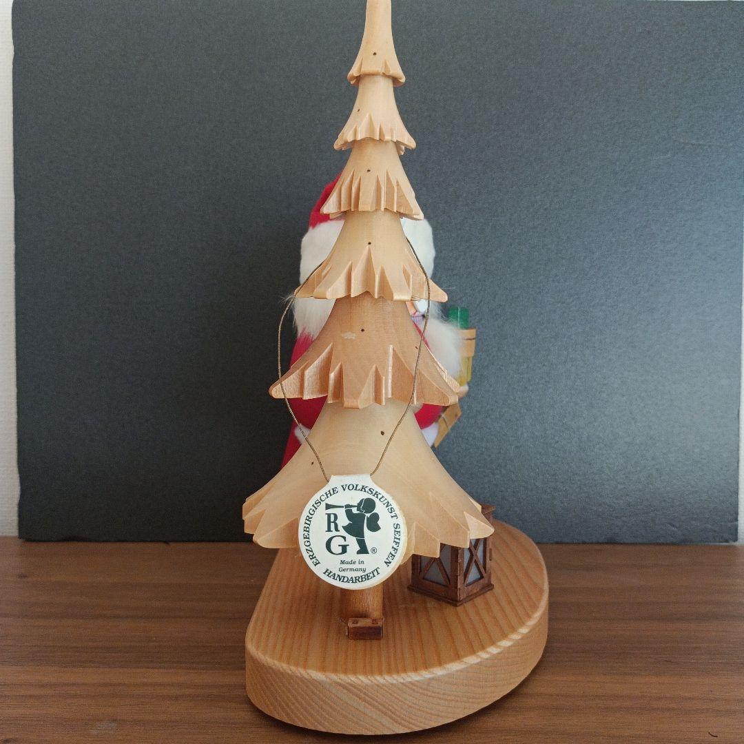 くるみ割り人形〈サンタとツリー〉リヒャルト グレーザー ザイフェン ランプ付置物