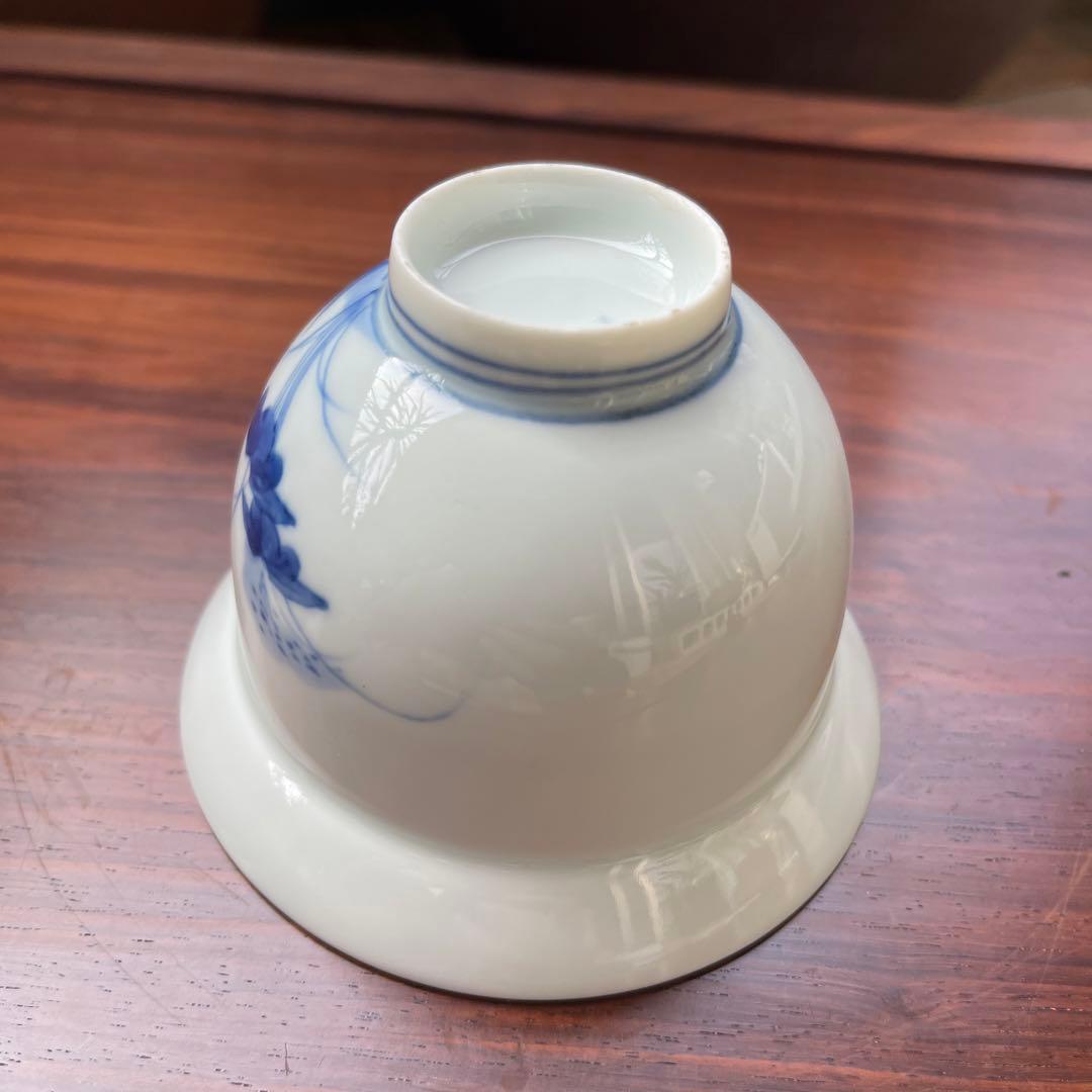 古伊万里　鍋島蕎麦猪口　向付　染付