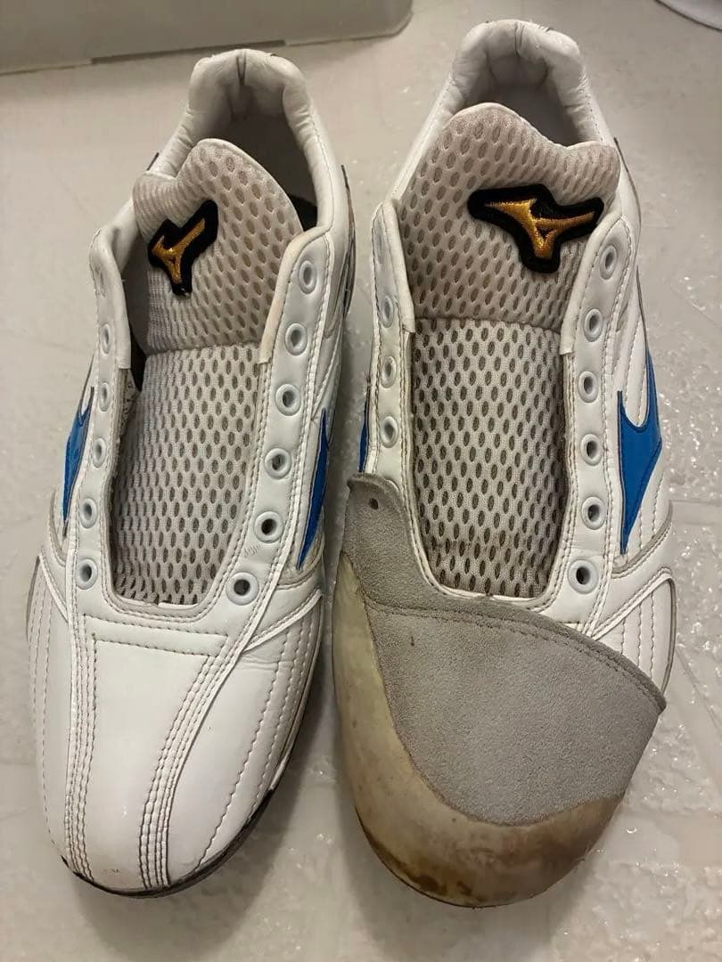 値下げ‼️ 左足P革　ミズノプロオーダースパイク