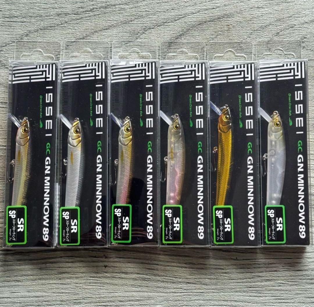イッセイ　G.C.G.N ミノー 6点セット 村上シャッド ワカサギ GCGN