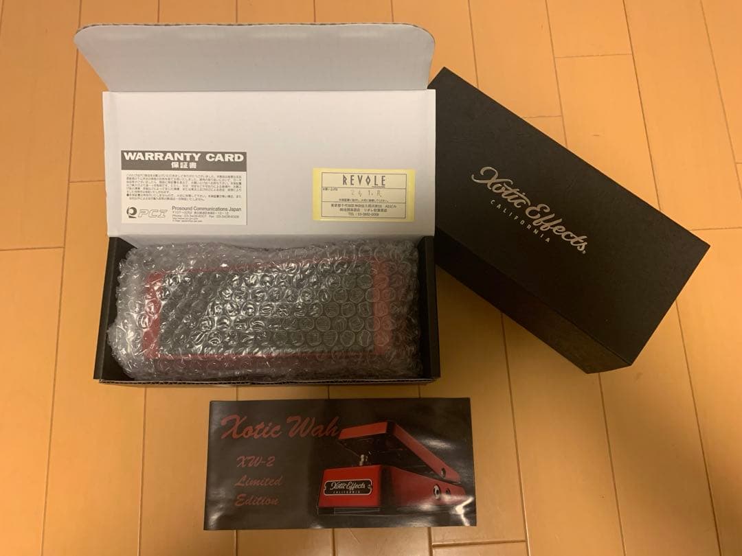 【未使用品】Xotic Effects XW-2 RED LTD ワウ