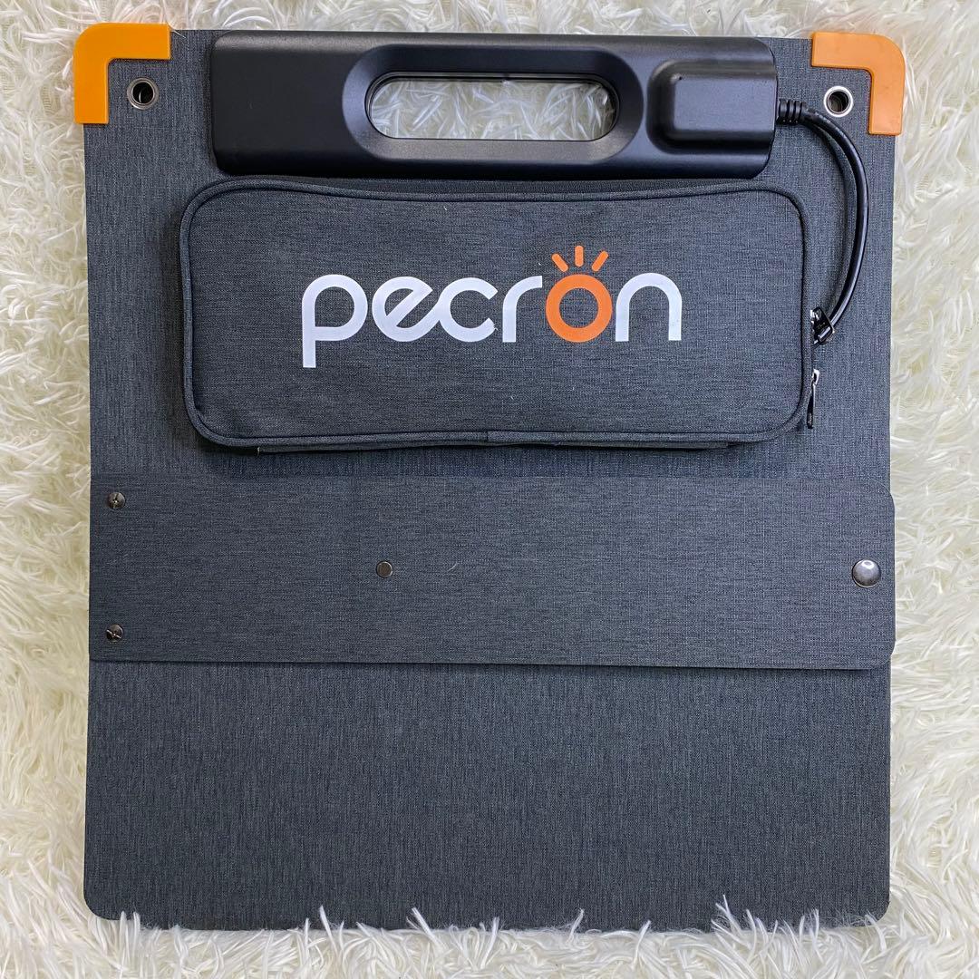 【美品／動作良好】PECRON ポータブル電源 E600LFP ソーラーパネル付