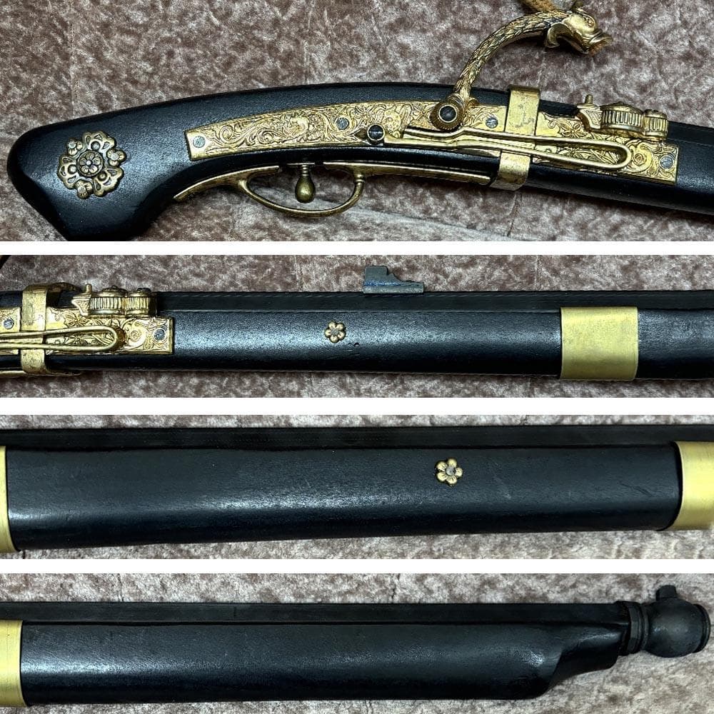 DENIX デニックス 火縄銃 種子島 ブラック 模造 レプリカ 全長110cm