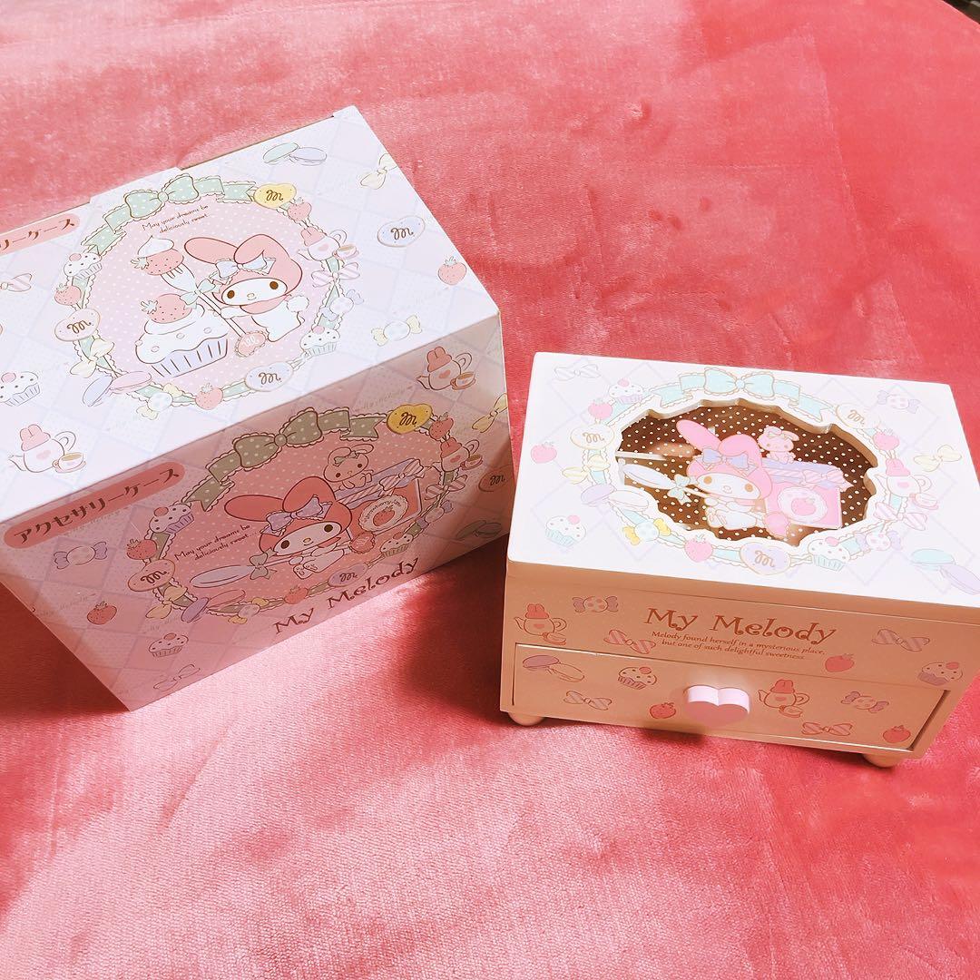 希少レア　マイメロディ　木製チェスト　ジュエリーケース　2013 サンリオ