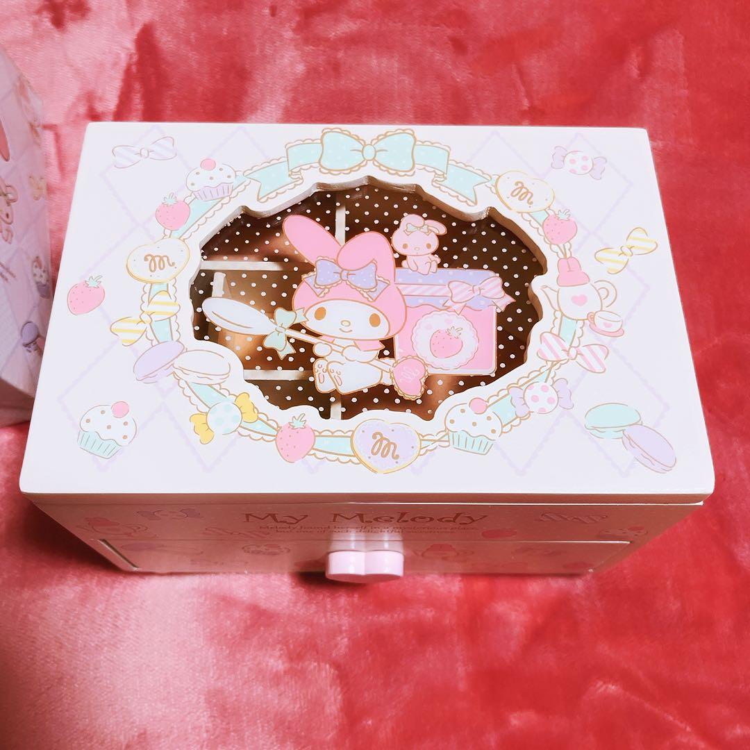 希少レア　マイメロディ　木製チェスト　ジュエリーケース　2013 サンリオ