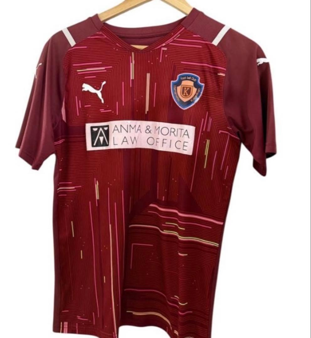 浜松開誠館サッカー部練習着Puma サッカーシャツ 赤