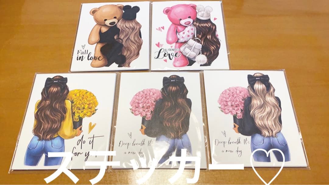 後ろ姿の女の子♡ロールシール切り売り♡Cielさま