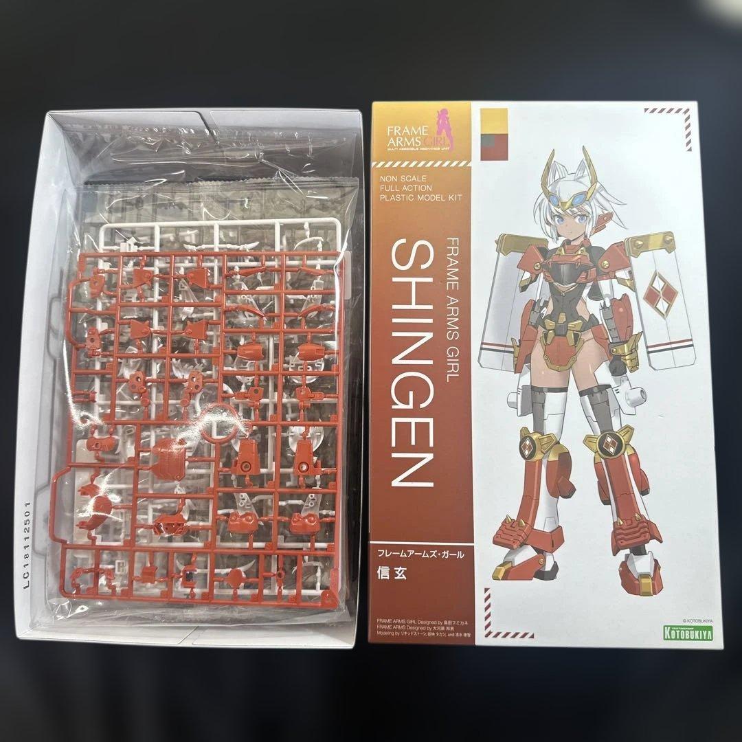 【新品未組立】壽屋 フレームアームズ・ガール 信玄　コトブキヤ特典付き