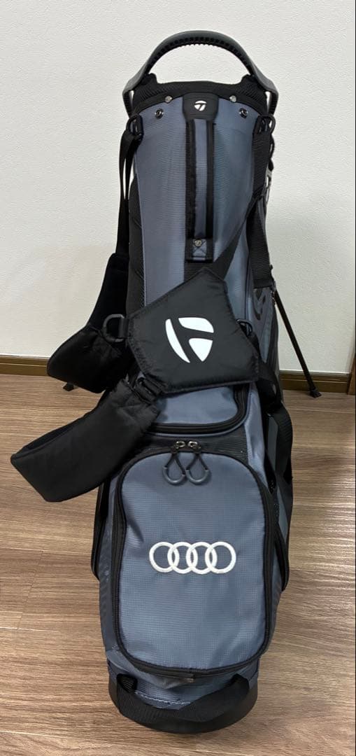 し　Audi /TaylorMade ゴルフスタンドバッグ（チャコール）