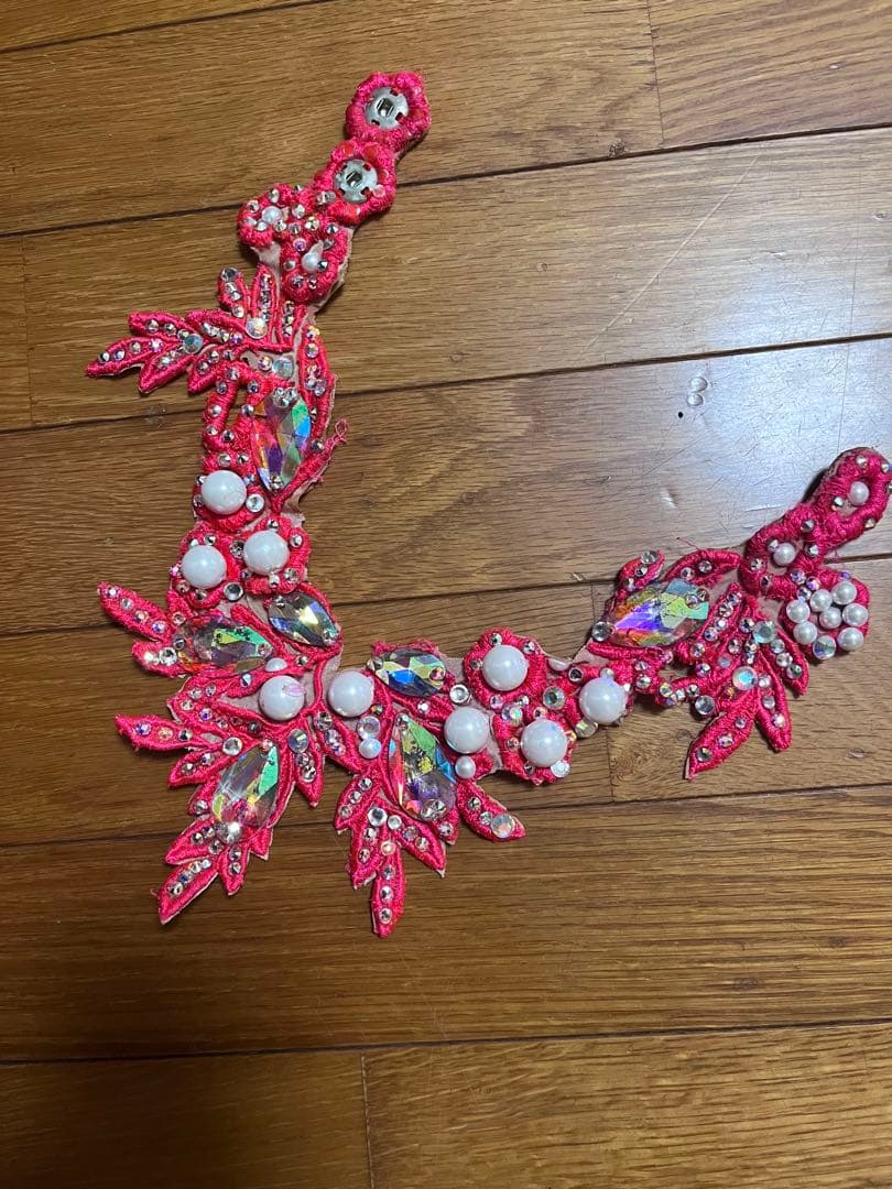 赤いスタンダードドレス/社交ダンスドレス/モダンドレス