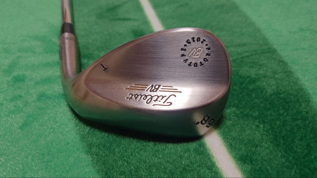 [超希少]タイトリスト　ボーケイ　プロトタイプ　ハンドグランド　58°Tソール