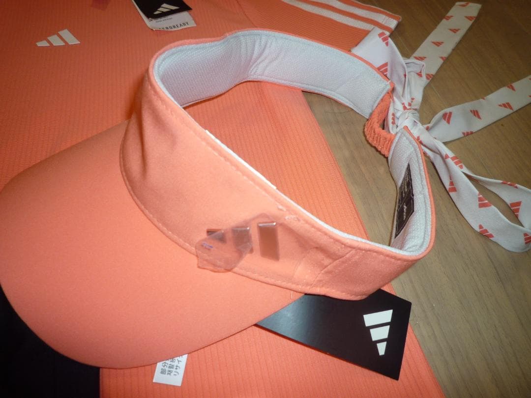 【新品M】adidas アディダスゴルフ シャツ＆パンツ＆バイザー　3点セット