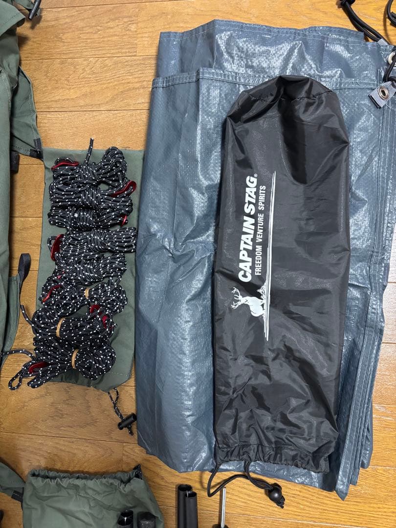 【希少美品】TOMOUNT ワンポールテント 、フロアシート付