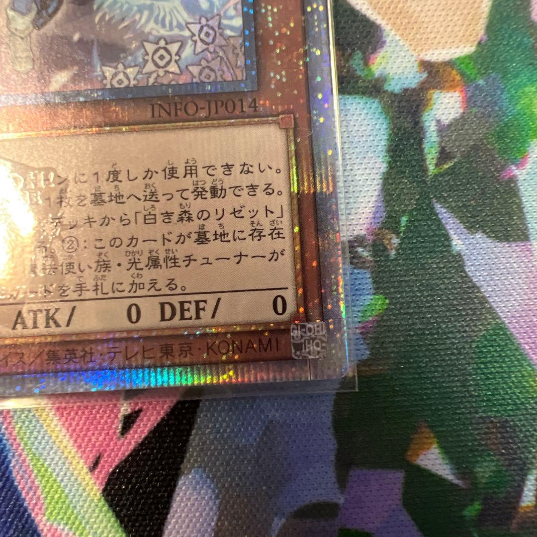 遊戯王　白き森のリゼット　(25thシク) １枚