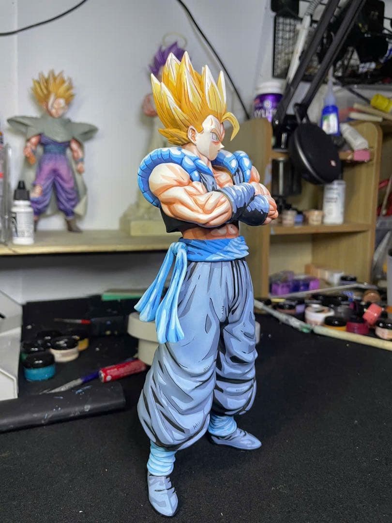 ドラゴンボール超サイヤ人ゴジータフィギュアリペイント