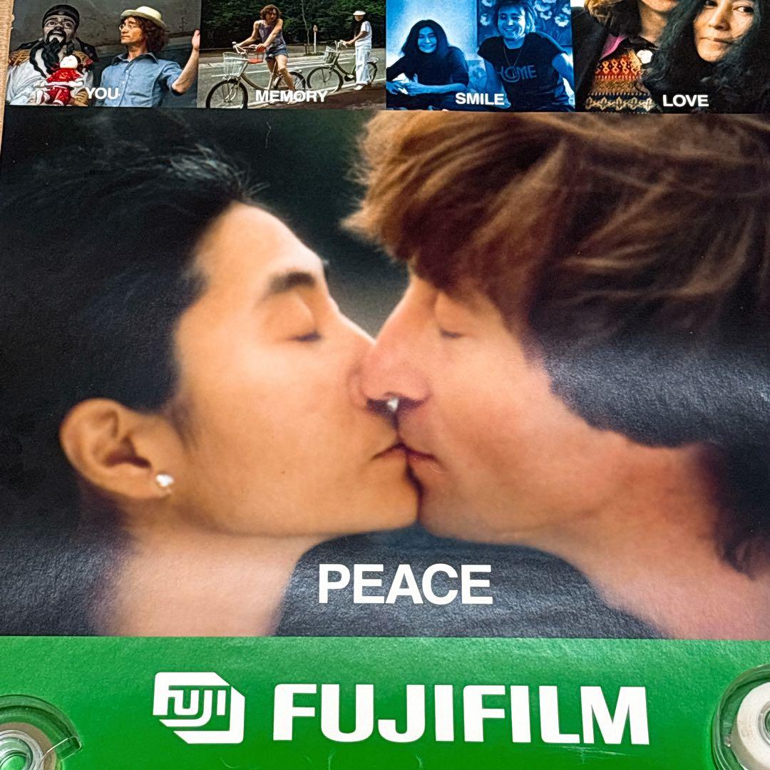 超希少　ジョンレノン＆オノヨーコ　FUJIFILM　富士フィルム 非売品ポスター