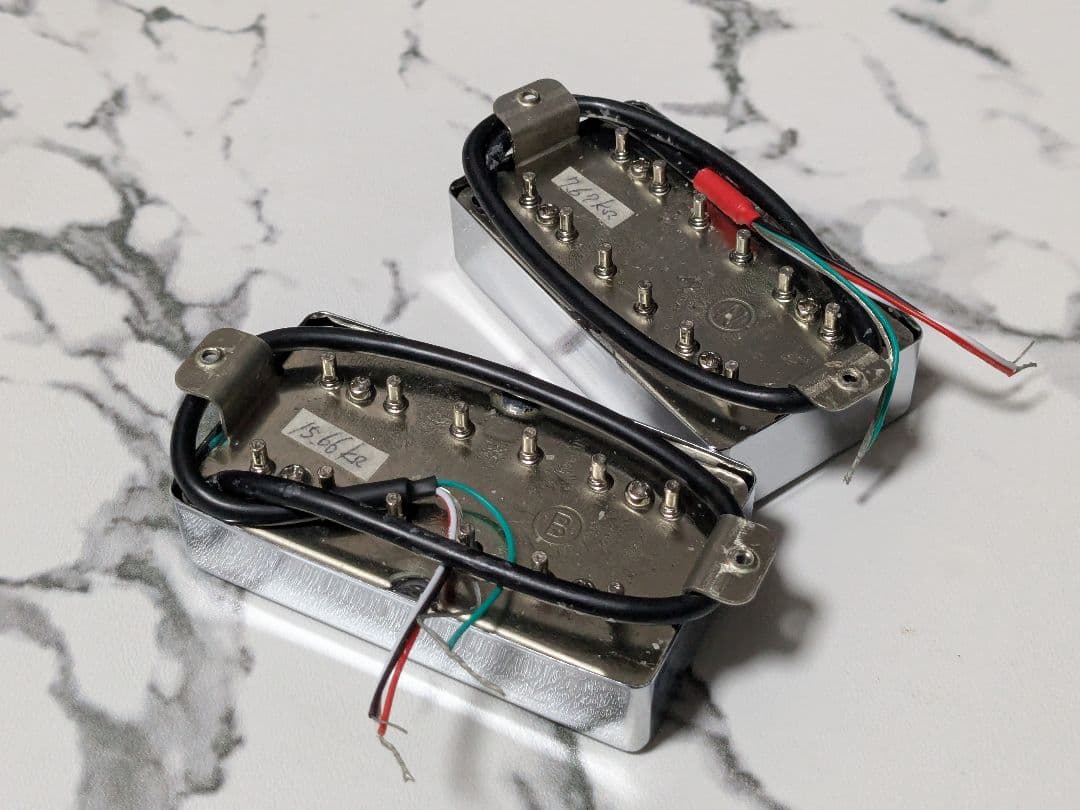 アルニコV 　白銅プレート　4芯　 ヘクサポールピース　装飾カバー　ハムバッカー