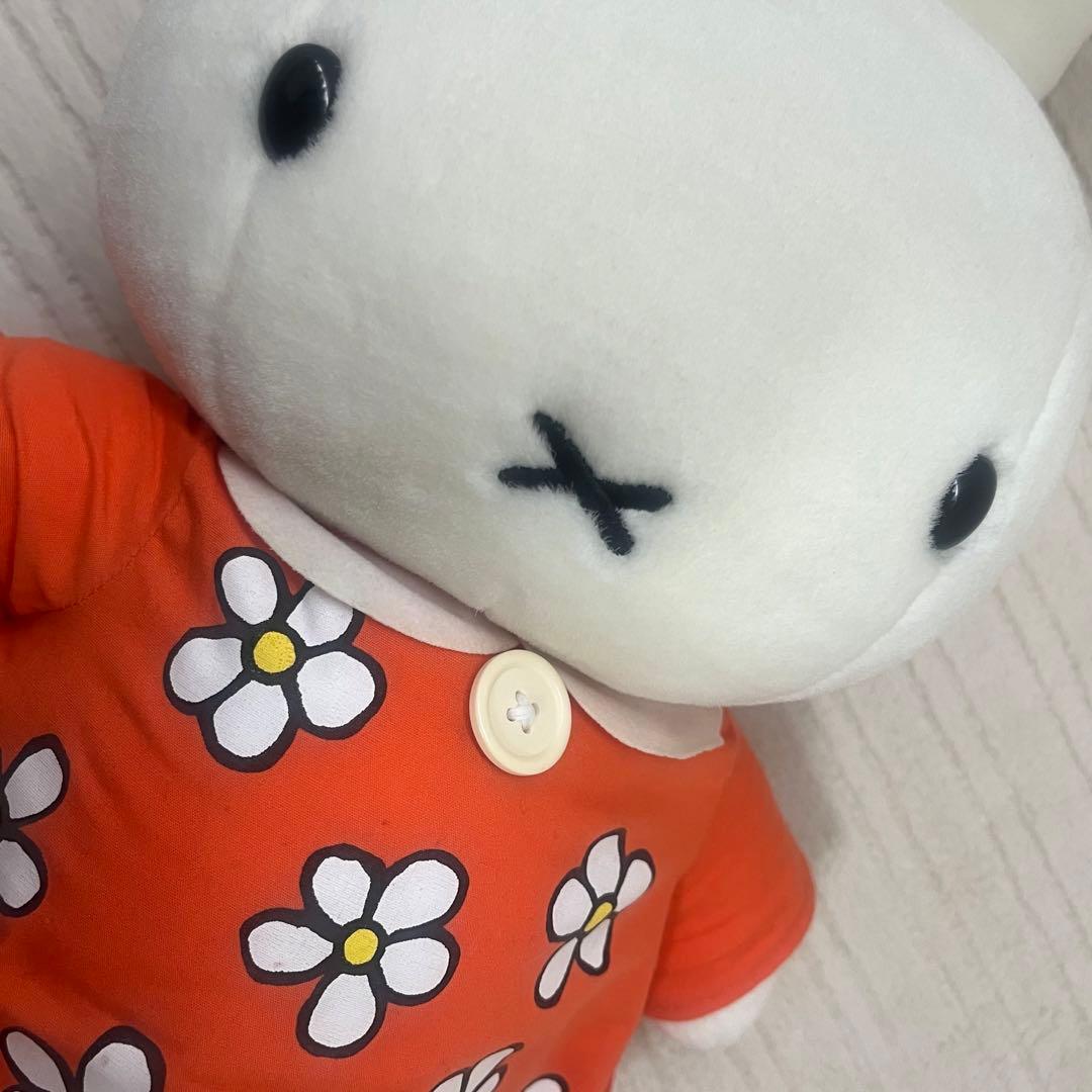 平成初期　ミッフィー　セキグチ　レトロ　ぬいぐるみ　miffy 激レア　花柄
