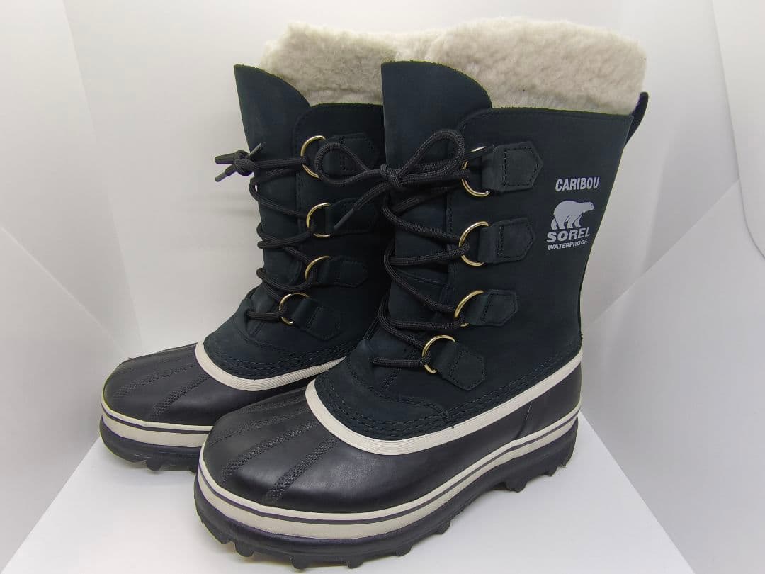 【美品】SOREL ソレル Caribou スノーブーツ レディース 24cm