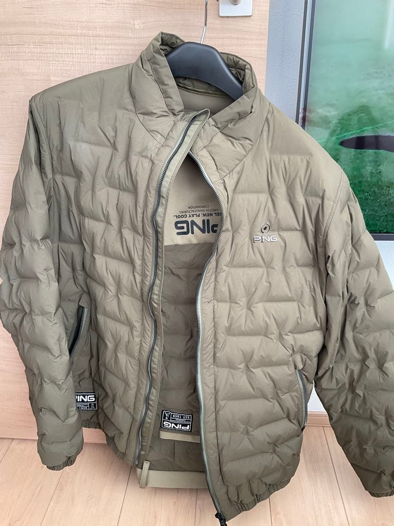 【新品同様】PING 全方向ストレッチ中綿ダウン セットアップ 2XL