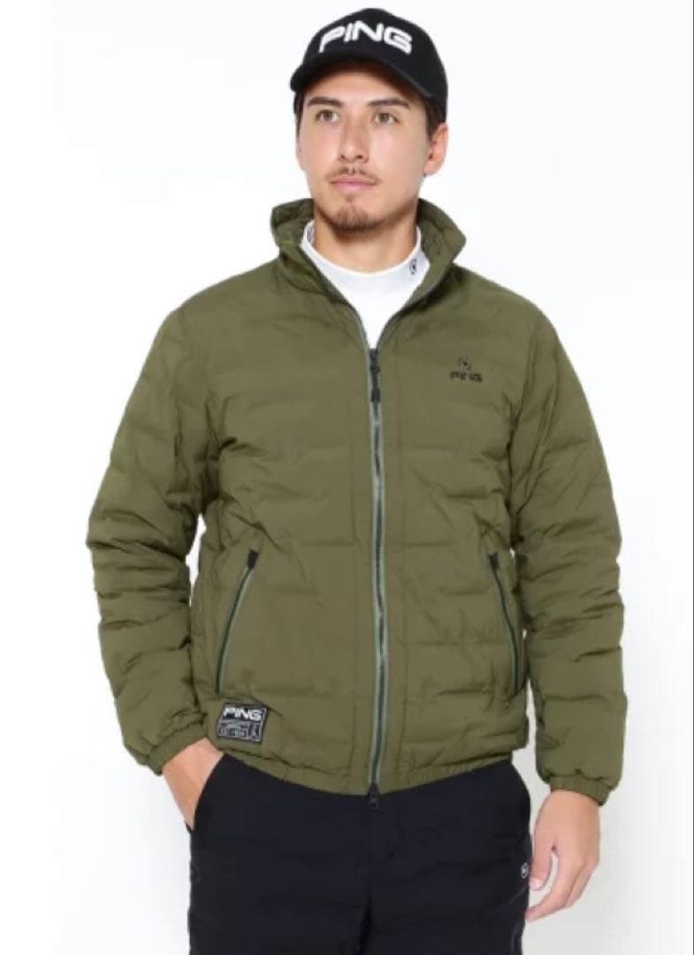 【新品同様】PING 全方向ストレッチ中綿ダウン セットアップ 2XL