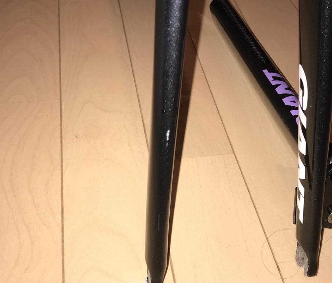 【価格交渉有】GIANTカーボンフレームセット XXS 適正身長150CM