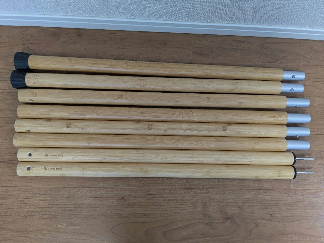  peak(スノーピーク)　ウッドポール280cm　2本セット