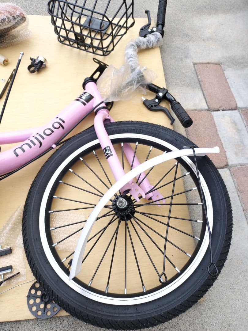 き*ね様 新品 18インチ自転車 ピンク