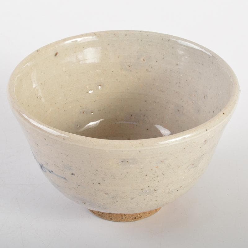 茶道具　田能村竹田作　染付　梅の絵　茶碗　仕覆・時代箱付　M　R6717